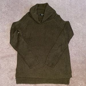 Revamped Women’s Moss Green Cowlneck Sweater